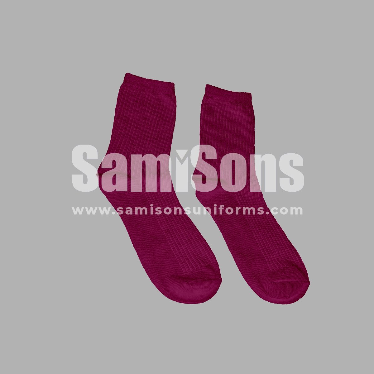 Mehroon Socks