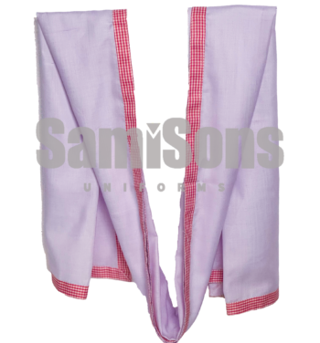 The Inspiration School - Pink Check Dupatta