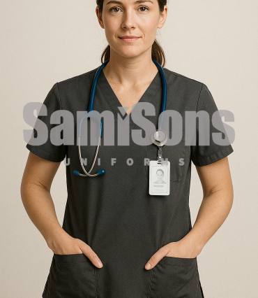 female doctor scrub - Aesthetic black
